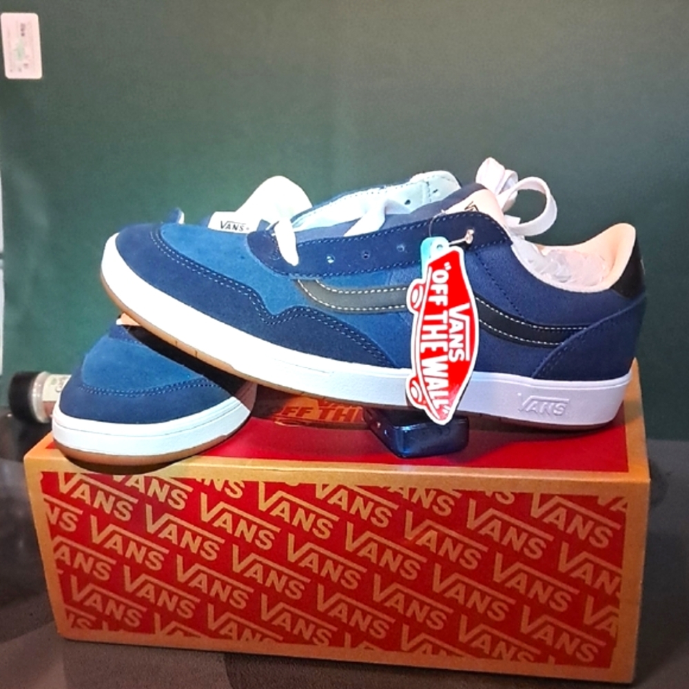 Vans Blue Sneakers Classic Low-Top Design
